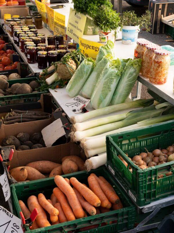 Frisches Gemüse - Görlitz Wochenmarkt