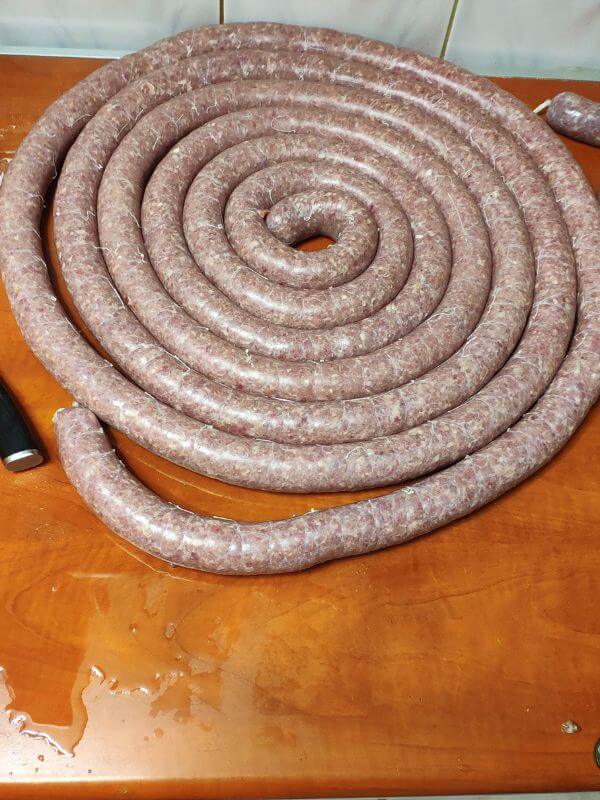 Görlitz Wochenmarkt - hausgemachte Wurst