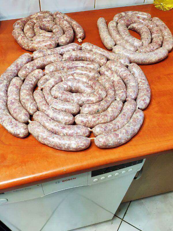 Görlitz Wochenmarkt - selbstgemachte Produkte - frische Wurst