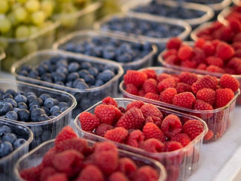 Görlitz frisches Obst Wochenmarkt