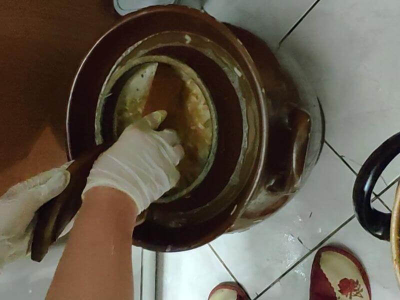 Görlitzer Wochenmarkt - selbstgemachte Produkte - hausgemachtes Sauerkraut